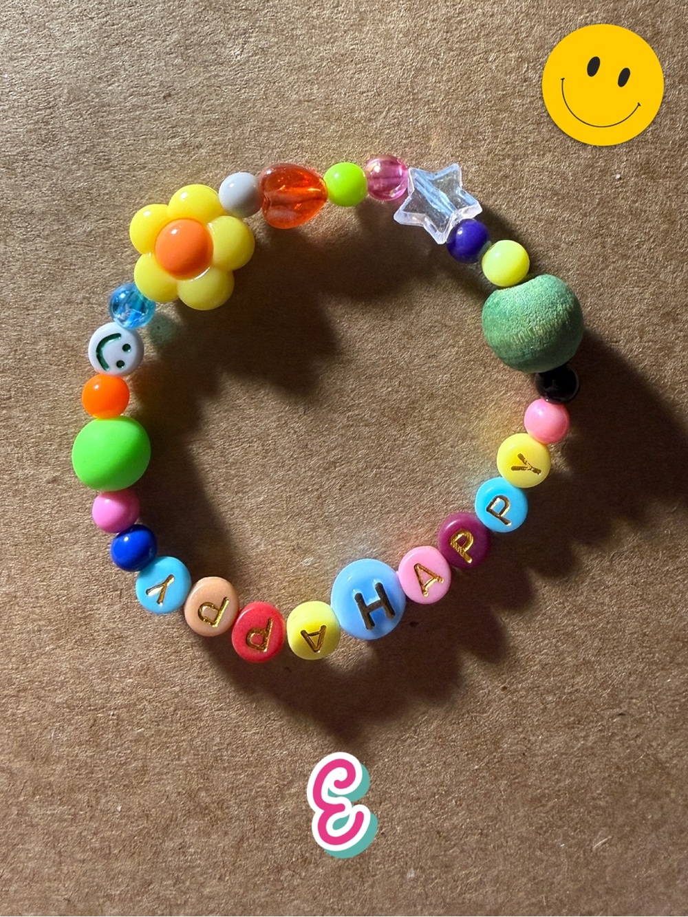 🪸 5 for $10 🪸 HAPPY Beaded Stretch Bracelets for Tweens, Teens & Young Adults - Picture 7 of 12